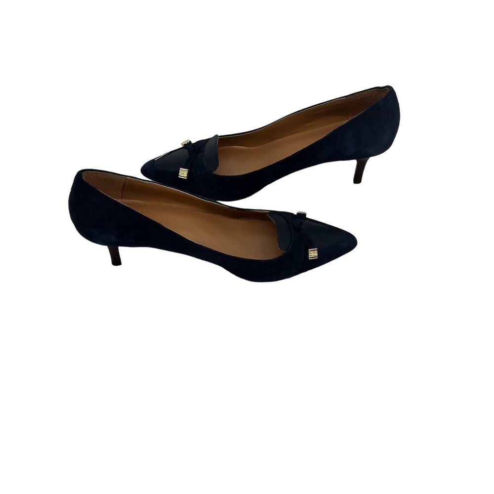 Tommy Hilfiger twjuline leather/suede navy blue 
  11M - Picture 5 of 9